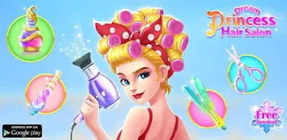 Schermata Princess Dream Hair Salon 1