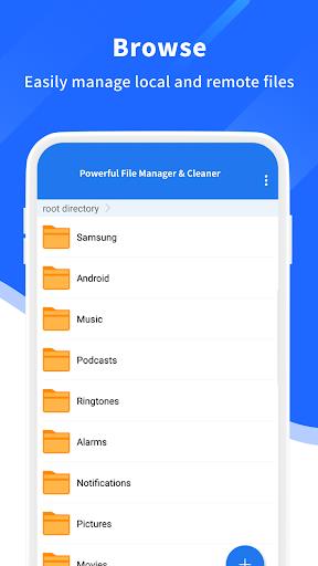 Power File Manager & Cleaner स्क्रीनशॉट 1