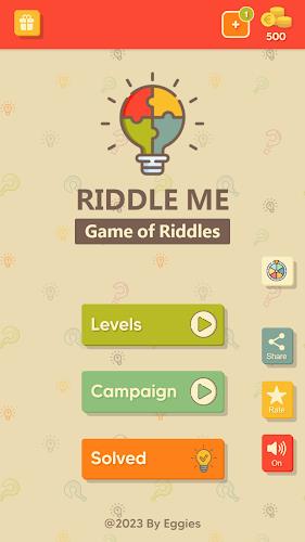 Riddle Me - A Game of Riddles Ảnh chụp màn hình 1