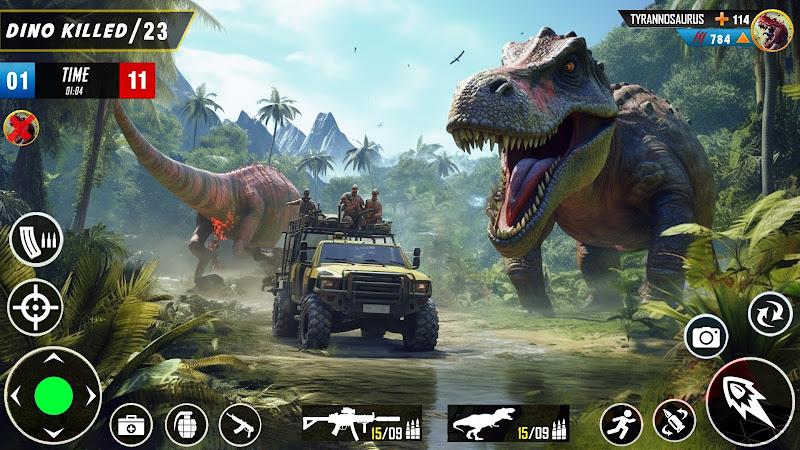 Wild Dinosaur Hunting Game Captura de tela 1