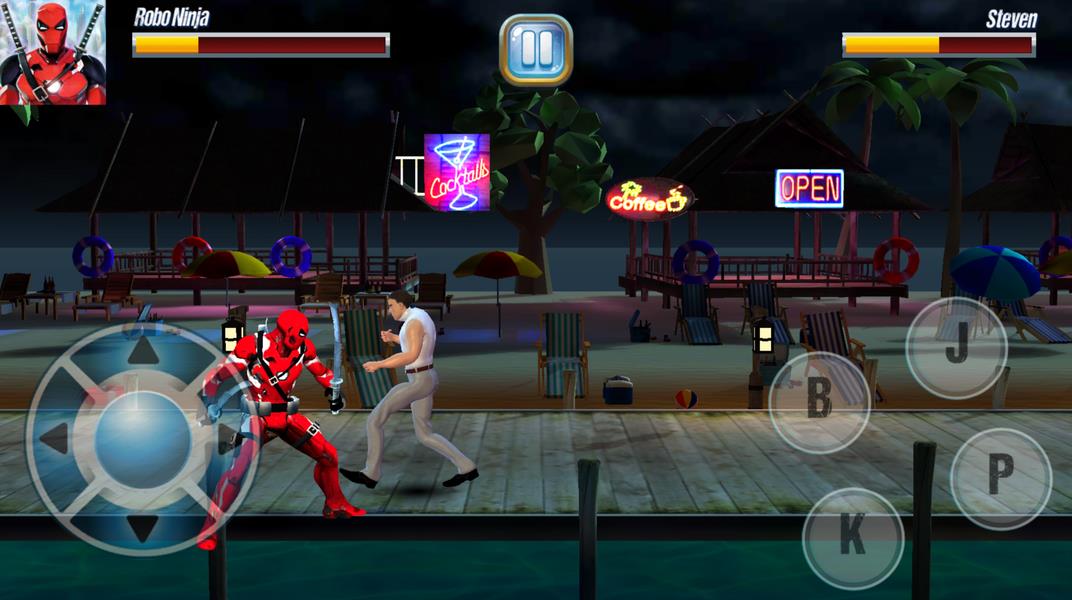 Superhero Iron Ninja Battle Screenshot 4