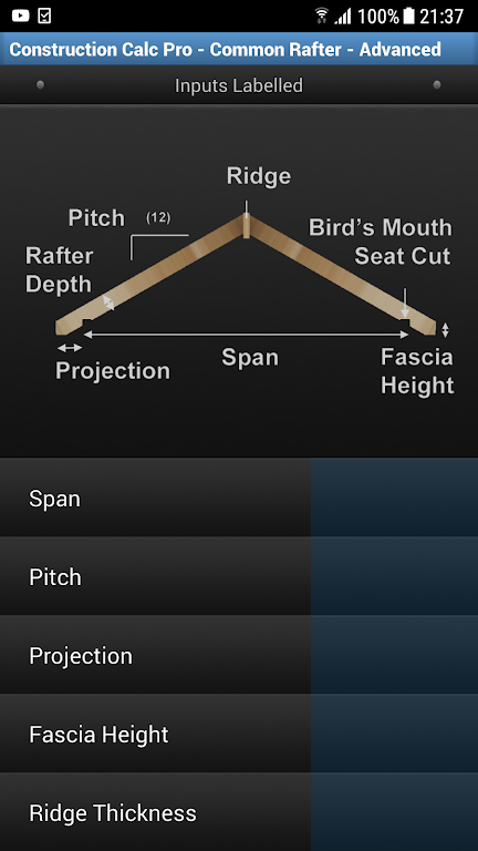 Construction Calc Pro Mod Captura de pantalla 4