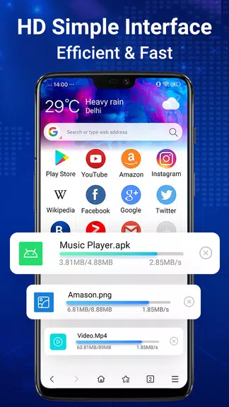 Web Browser - Fast & Privacy ဖန်သားပြင်ဓာတ်ပုံ 2