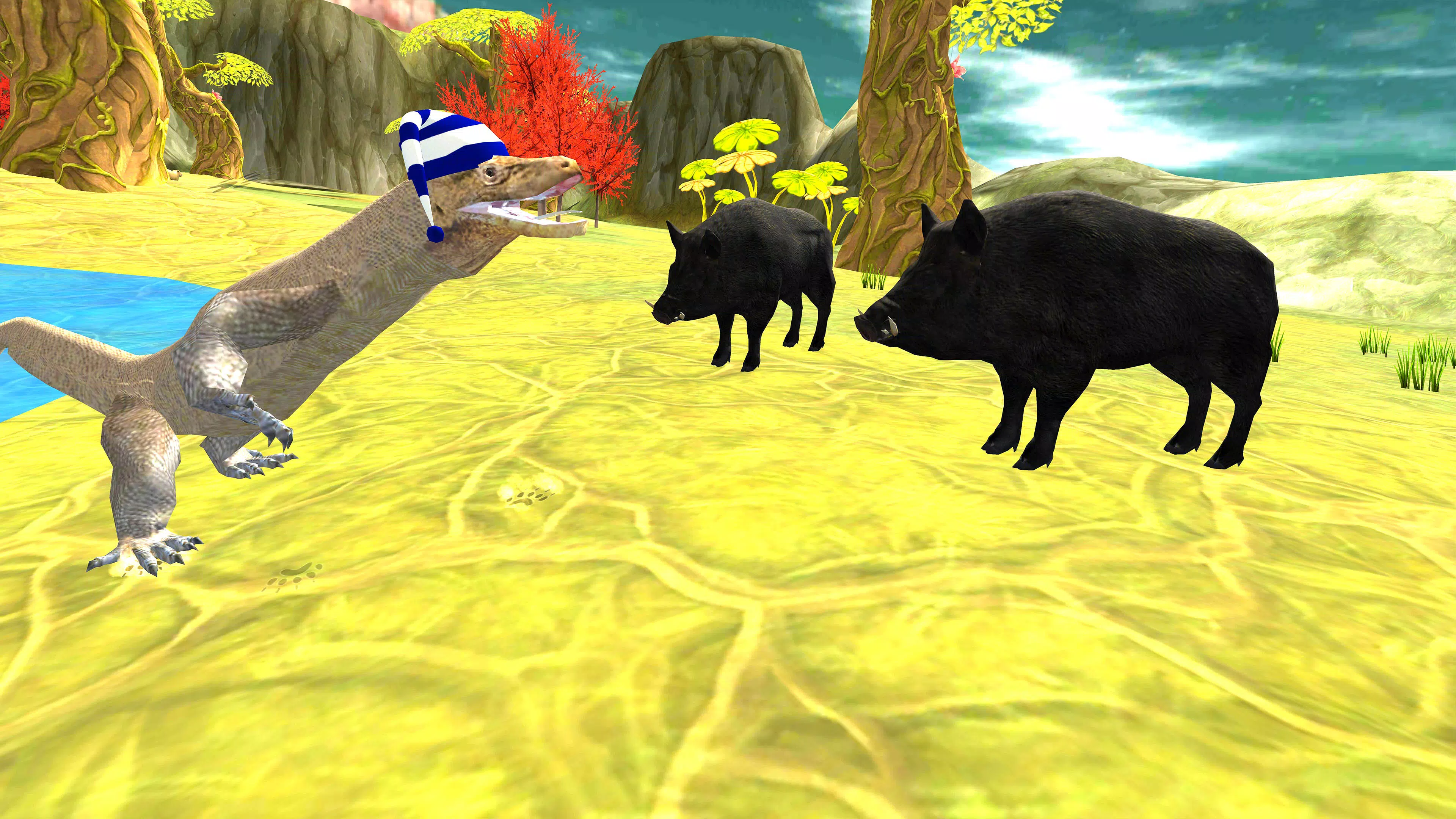 Schermata Komodo Dragon : lizard games 1