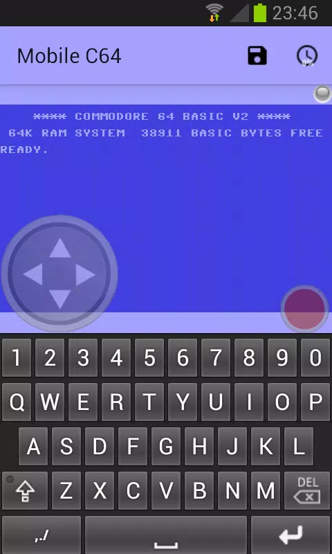 Mobile C64 Screenshot 1