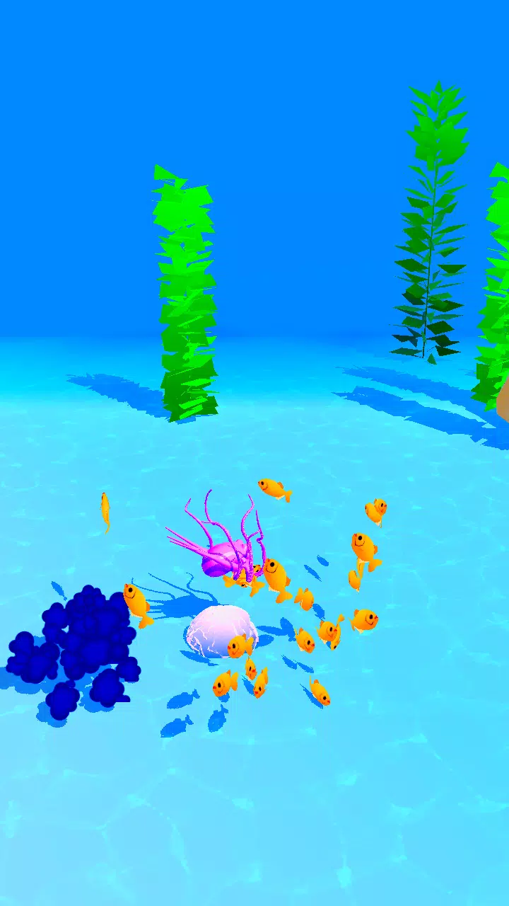 Octopus Run 3D ဖန်သားပြင်ဓာတ်ပုံ 1