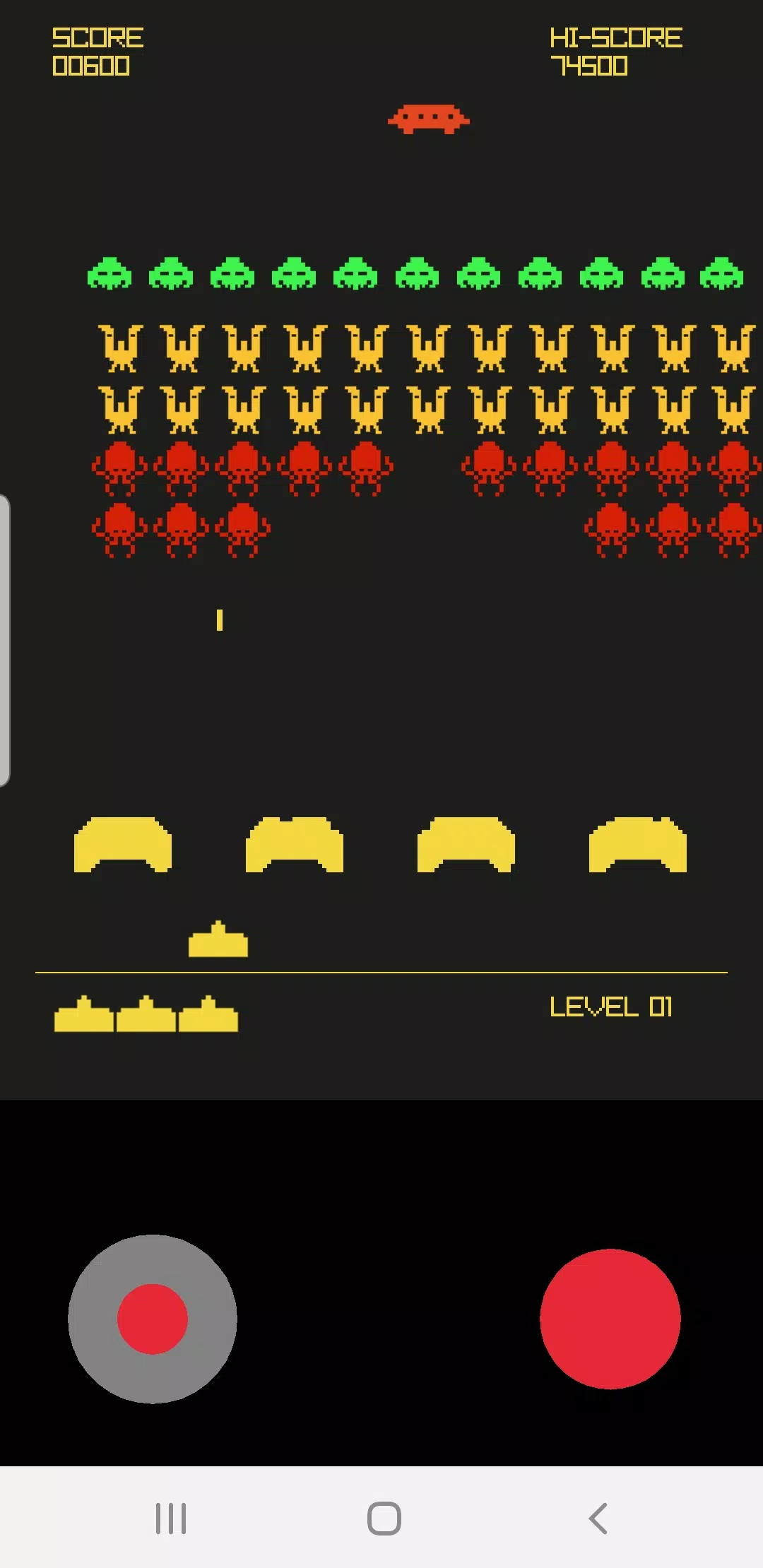 Retro Galaxy Invaders Tangkapan skrin 2