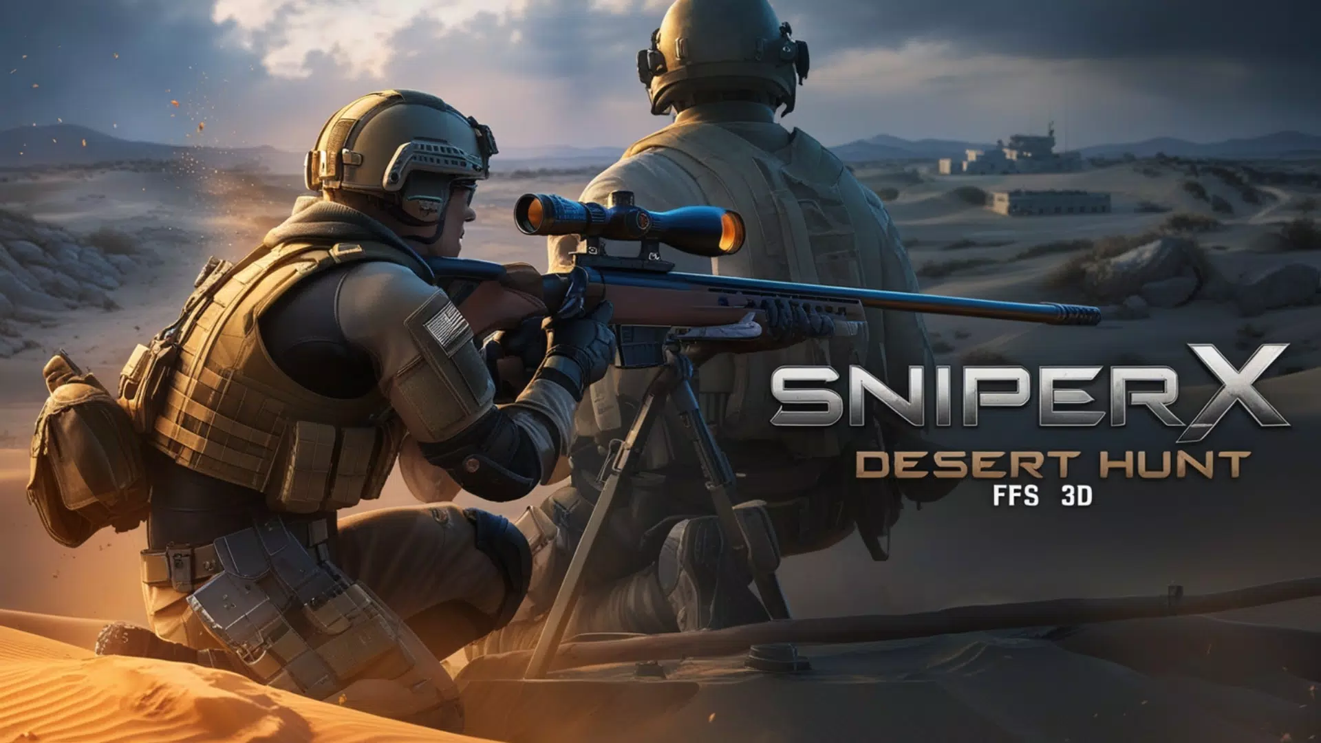 Sniper X : Desert Hunt FPS 3D Ảnh chụp màn hình 2