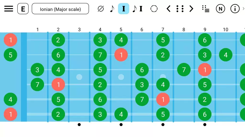 Guitar Fretboard: Scales Screenshot 1