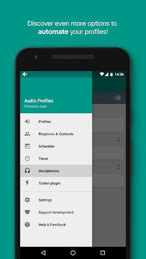 Schermata Audio Profiles - Sound Manager 3