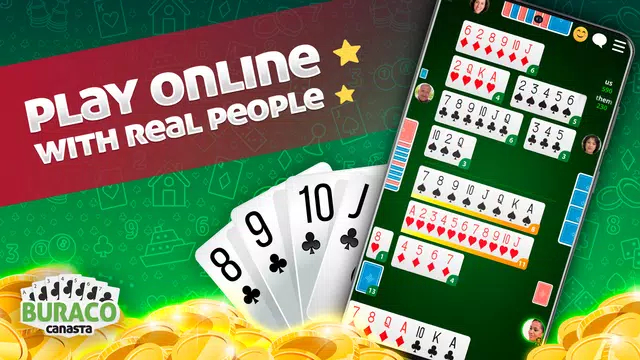 Canasta Online - Card Game ภาพหน้าจอ 1