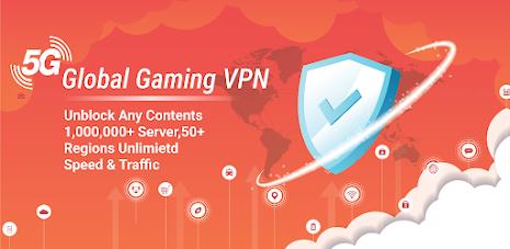 5G Global VPN Gaming ภาพหน้าจอ 1