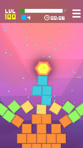 Hexagon Tower Balance Blocks Screenshot 2