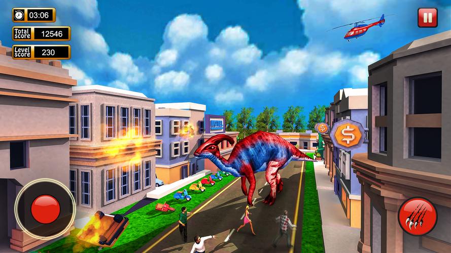 Dinosaur Games City Rampage Screenshot 4