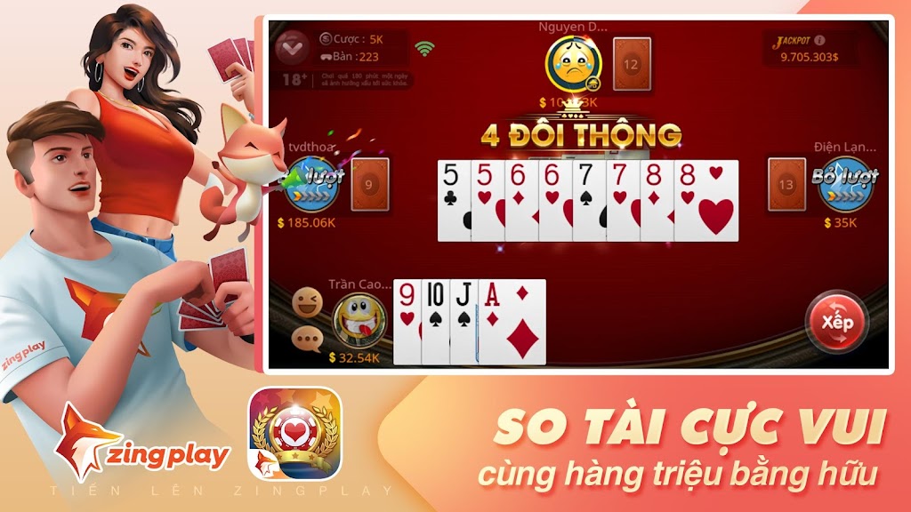 Tiến lên Miền Nam - Tiến Lên - ZingPlay Screenshot 2