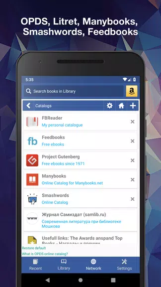 KReader kindle  read all books スクリーンショット 3