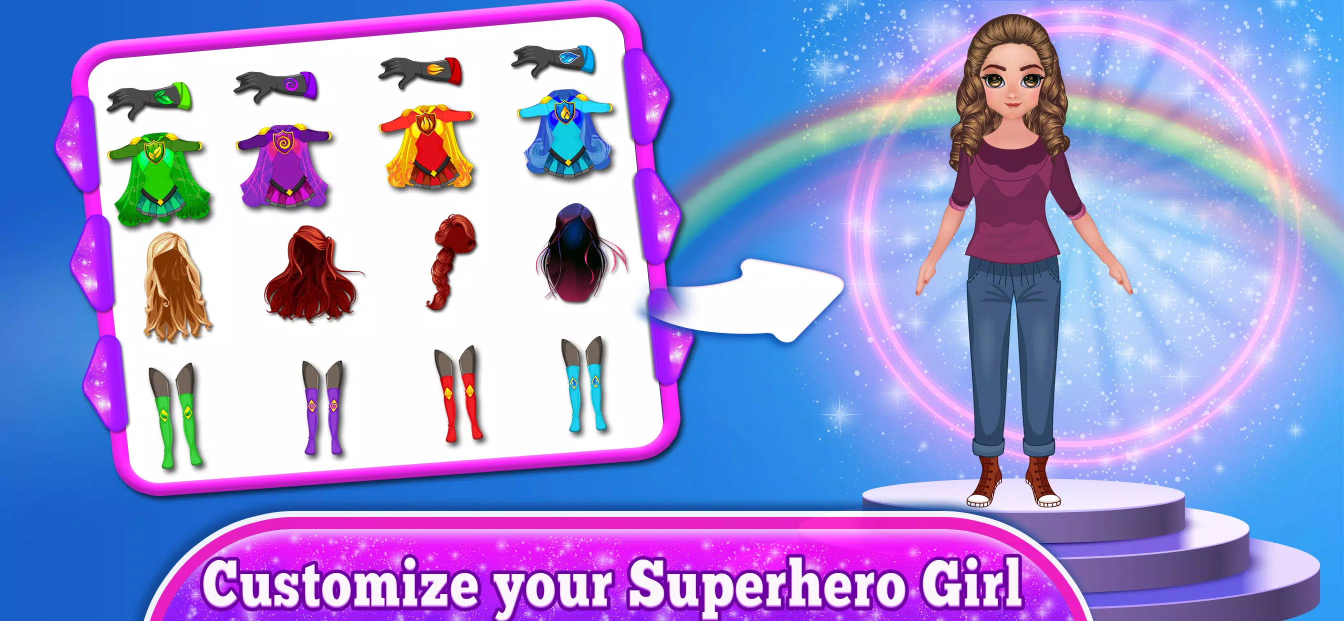 Super hero Girls: Power Games 스크린샷 3