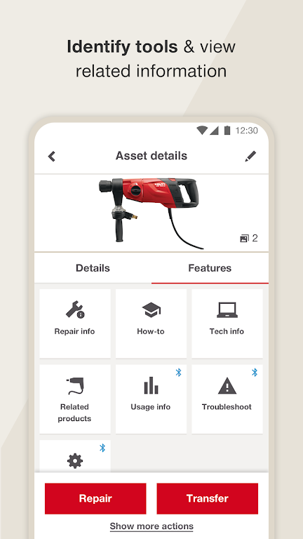 Hilti ON!Track 3 ဖန်သားပြင်ဓာတ်ပုံ 2