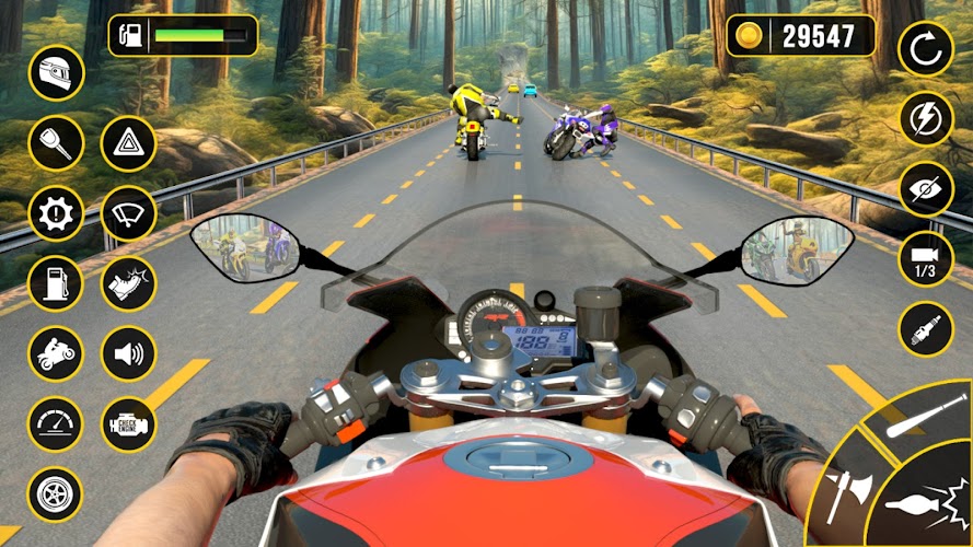 Moto Attack - Bike Racing Game Zrzut ekranu 3