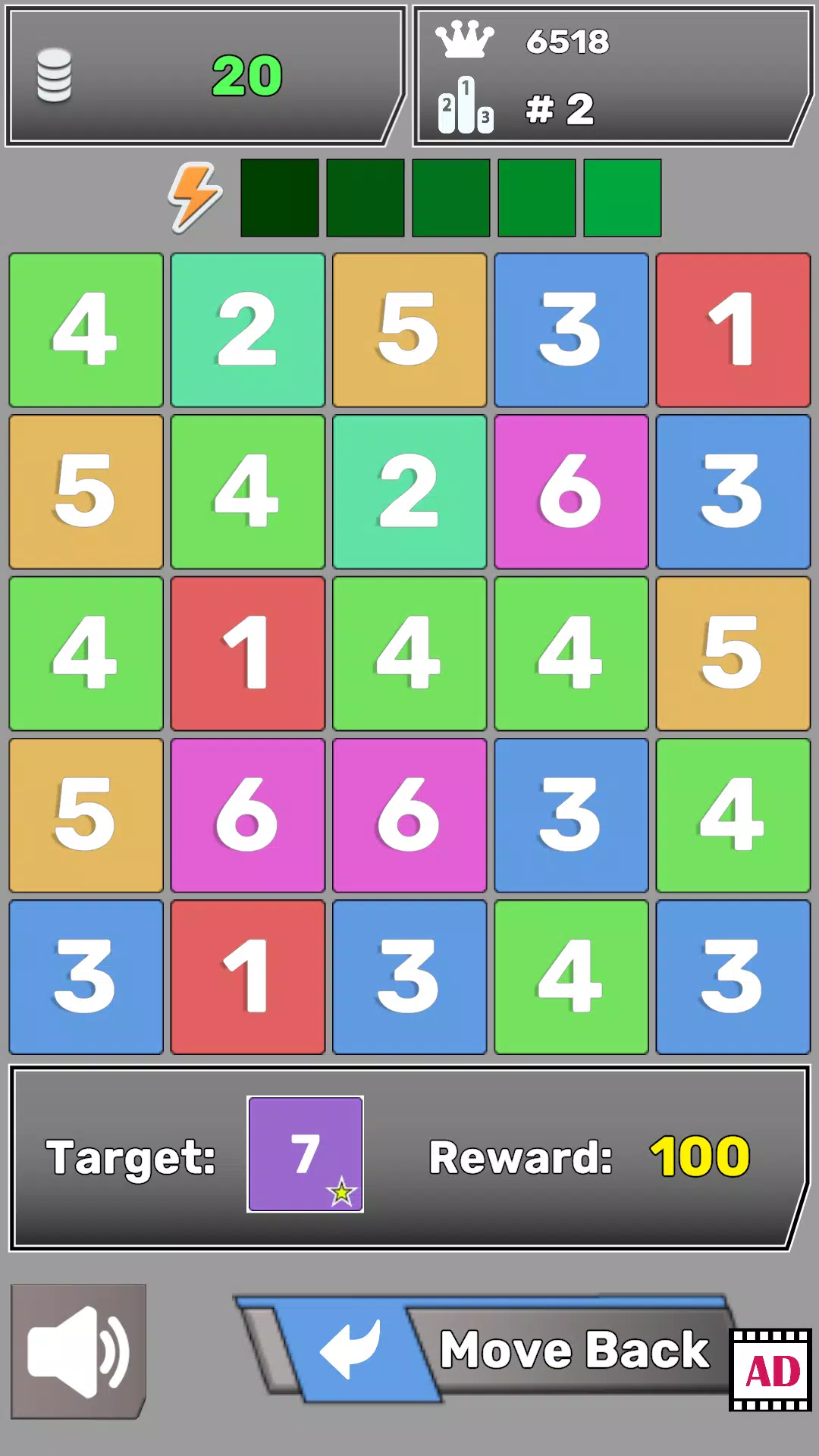 Number Blocks Match Puzzle. স্ক্রিনশট 1