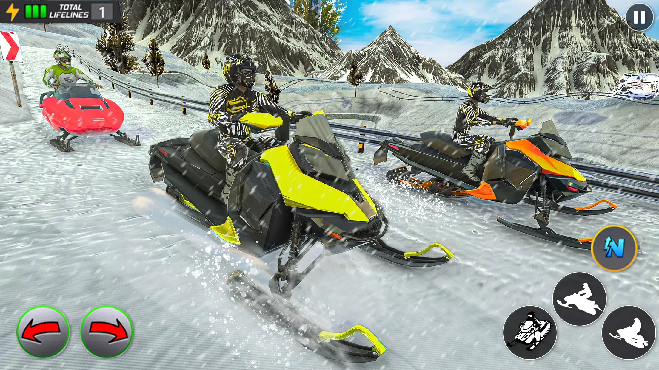 Crazy Skills Snowcross Games Captura de pantalla 4