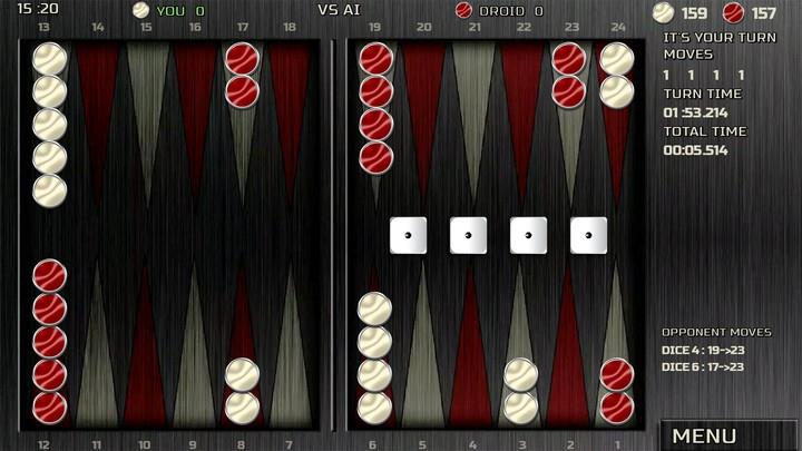 Backgammon Games : 18 Tangkapan skrin 4