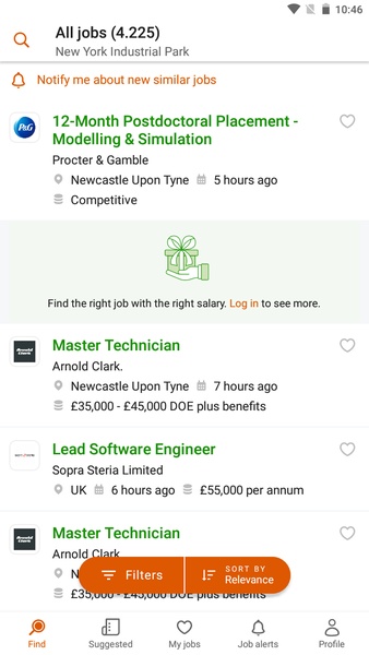 Totaljobs - UK Job Search App スクリーンショット 3