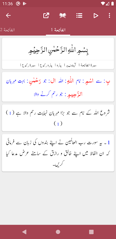 Tafseer Bayan ul Quran Schermafbeelding 2