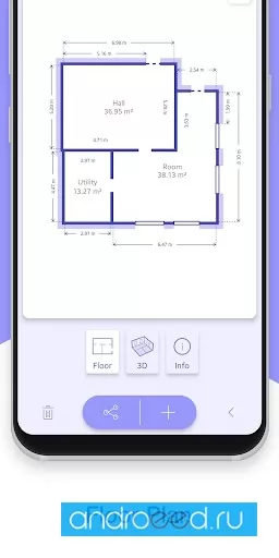 ARPlan 3D Tape Measure Ruler Floor Plan Creator Ekran Görüntüsü 3