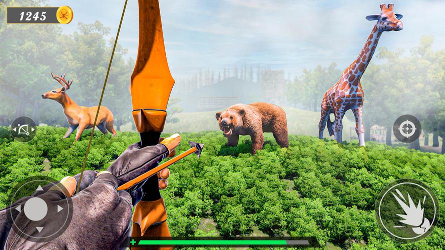 Animal Archery Hunting Games Ảnh chụp màn hình 3