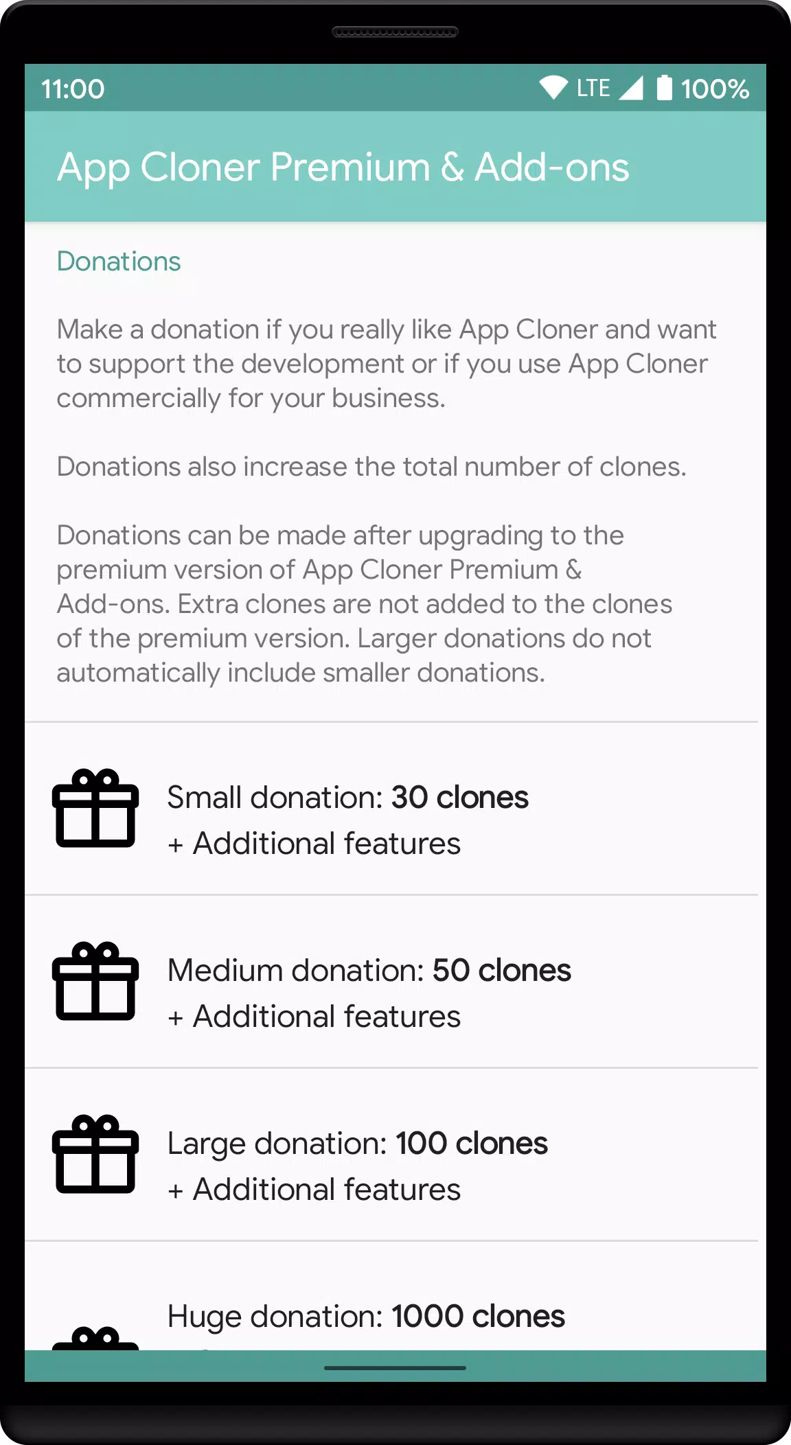App Cloner Premium & Add-ons Schermafbeelding 2