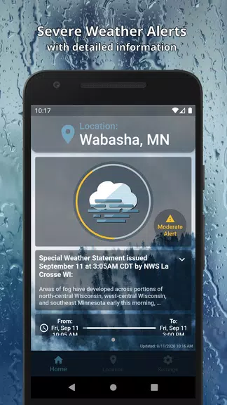 Meteo! - Severe Weather Alerts Schermafbeelding 1