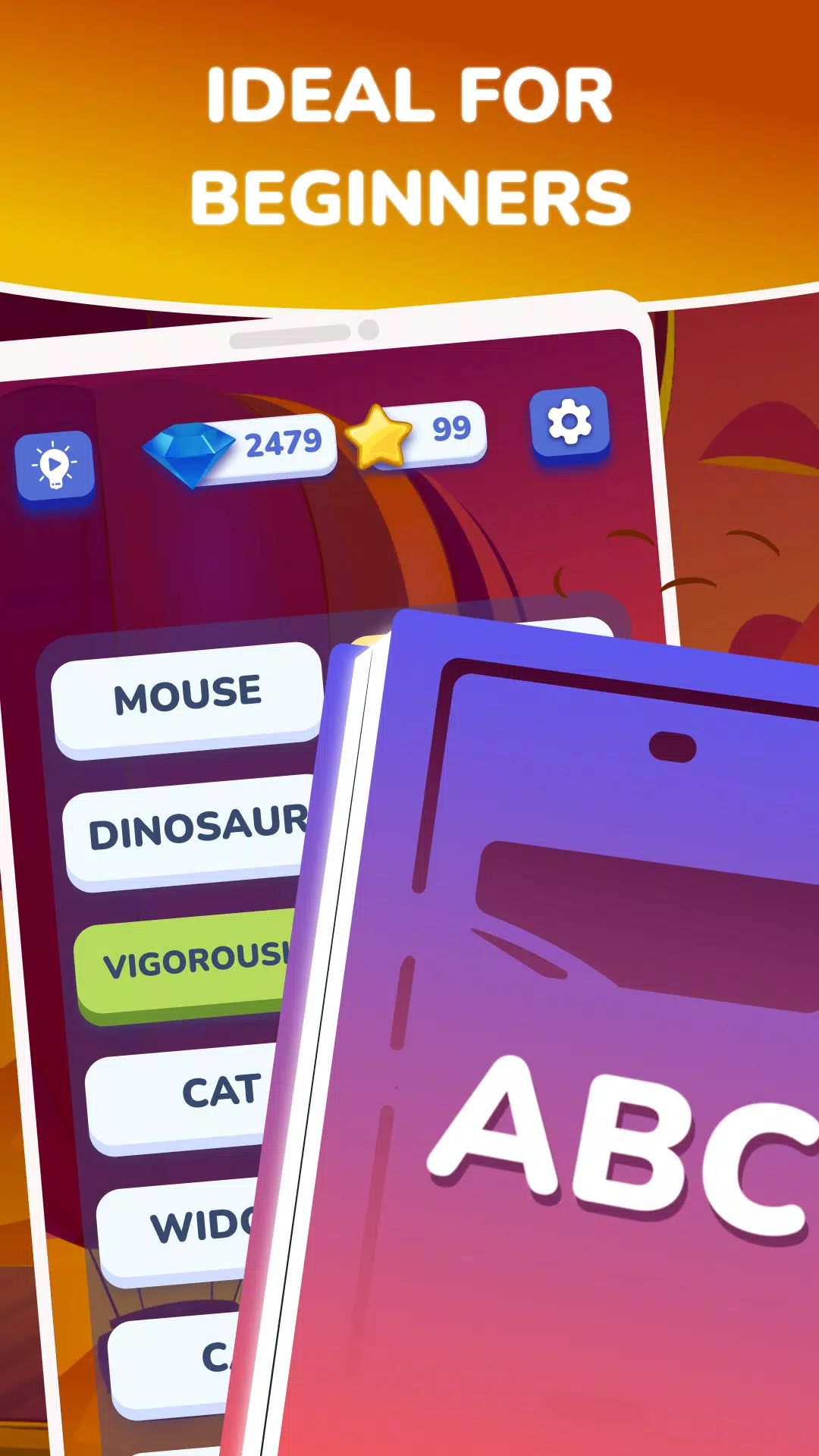 Learn words and play with Momo Screenshot 1