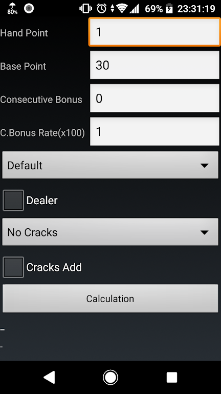 Mahjong Calculator Screenshot 1