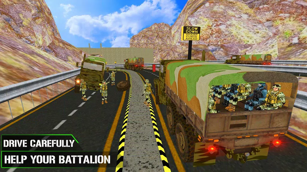US Army Transporter Truck Game Tangkapan skrin 2