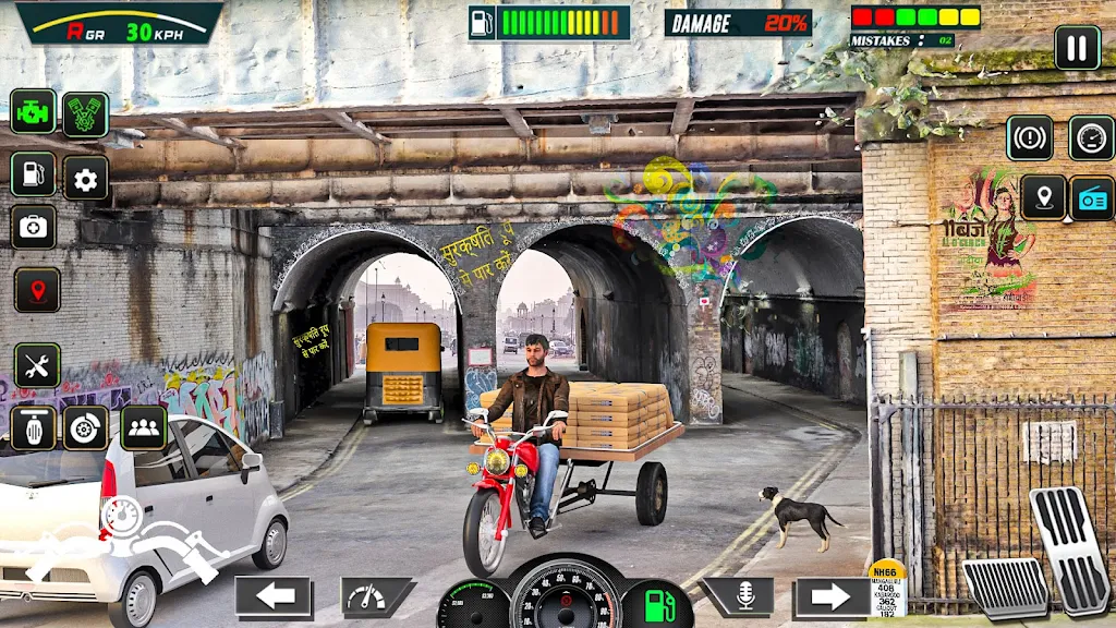 Tuk Tuk Rickshaw: Auto Game ဖန်သားပြင်ဓာတ်ပုံ 3