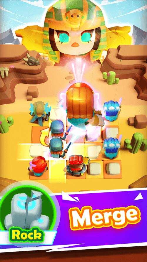 Merge War - Army Draft Battler 스크린샷 3