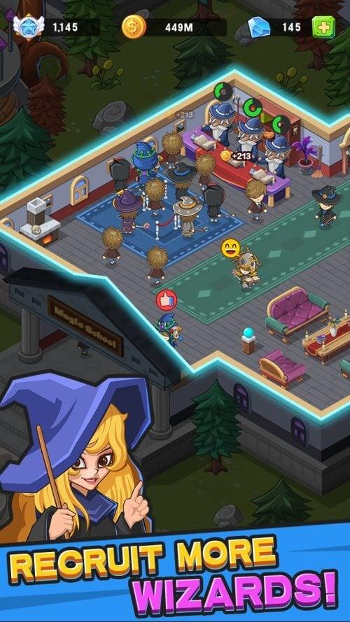 Idle Wizard College Скриншот 4