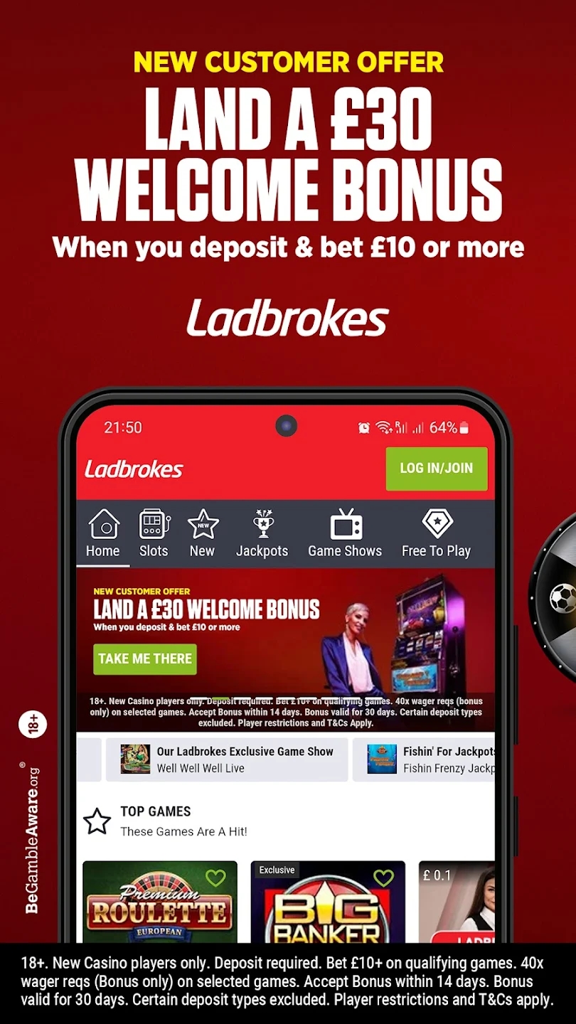 Ladbrokes Casino Slots & Games ဖန်သားပြင်ဓာတ်ပုံ 2