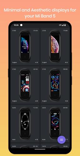 Mi Band 5 Watch Faces 스크린샷 2