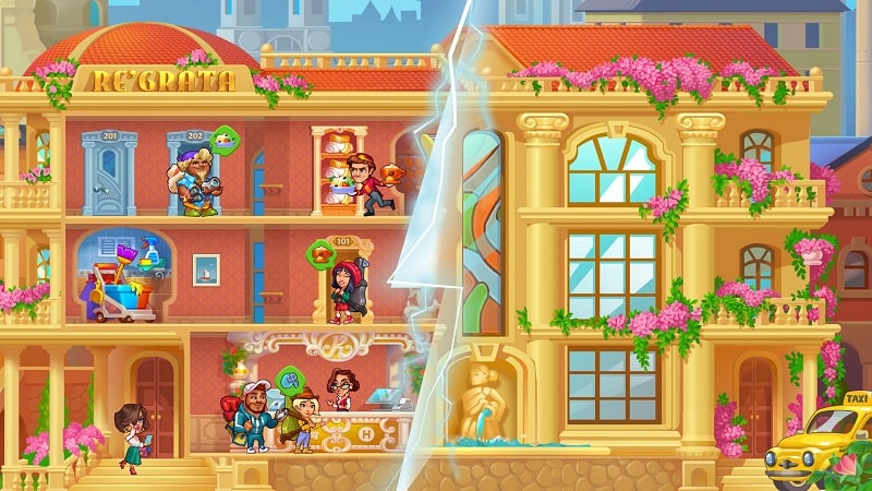 Grand Hotel Mania: Отель-игра Скриншот 4