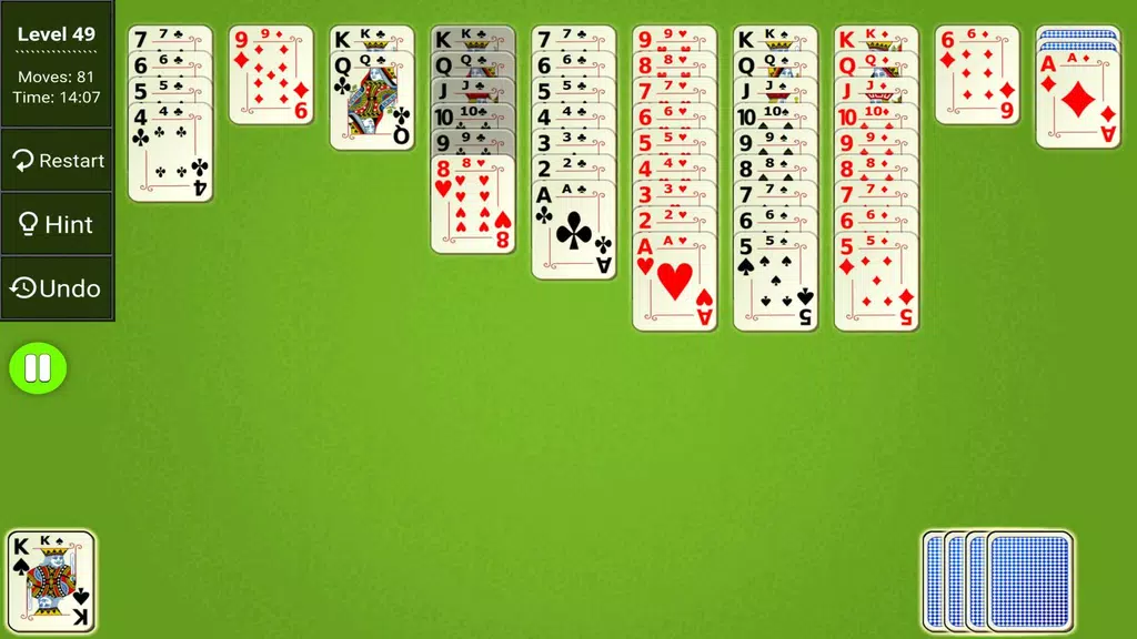Spider Solitaire Epic Capture d'écran 1