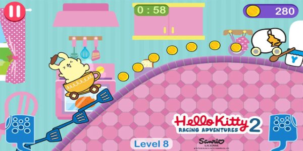 Hello Kitty games - car game 스크린샷 1