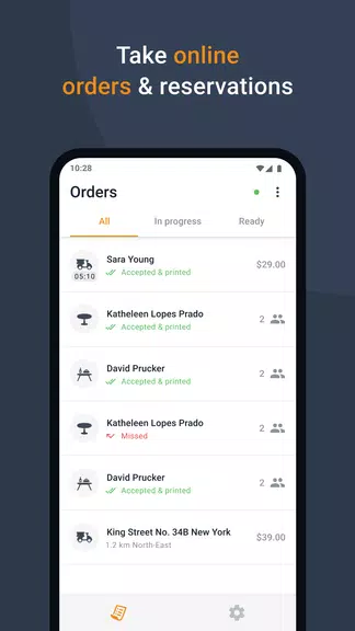 Restaurant Order-Taking App 스크린샷 1