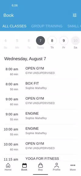 JJK Fitness Screenshot 2