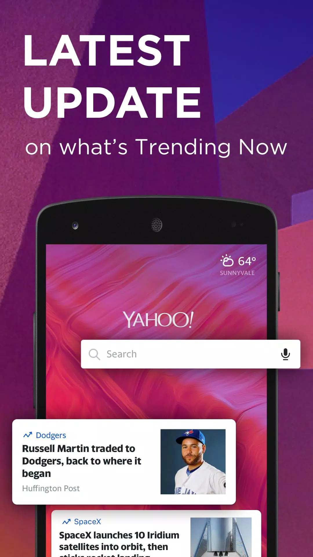 Yahoo Search ဖန်သားပြင်ဓာတ်ပုံ 3