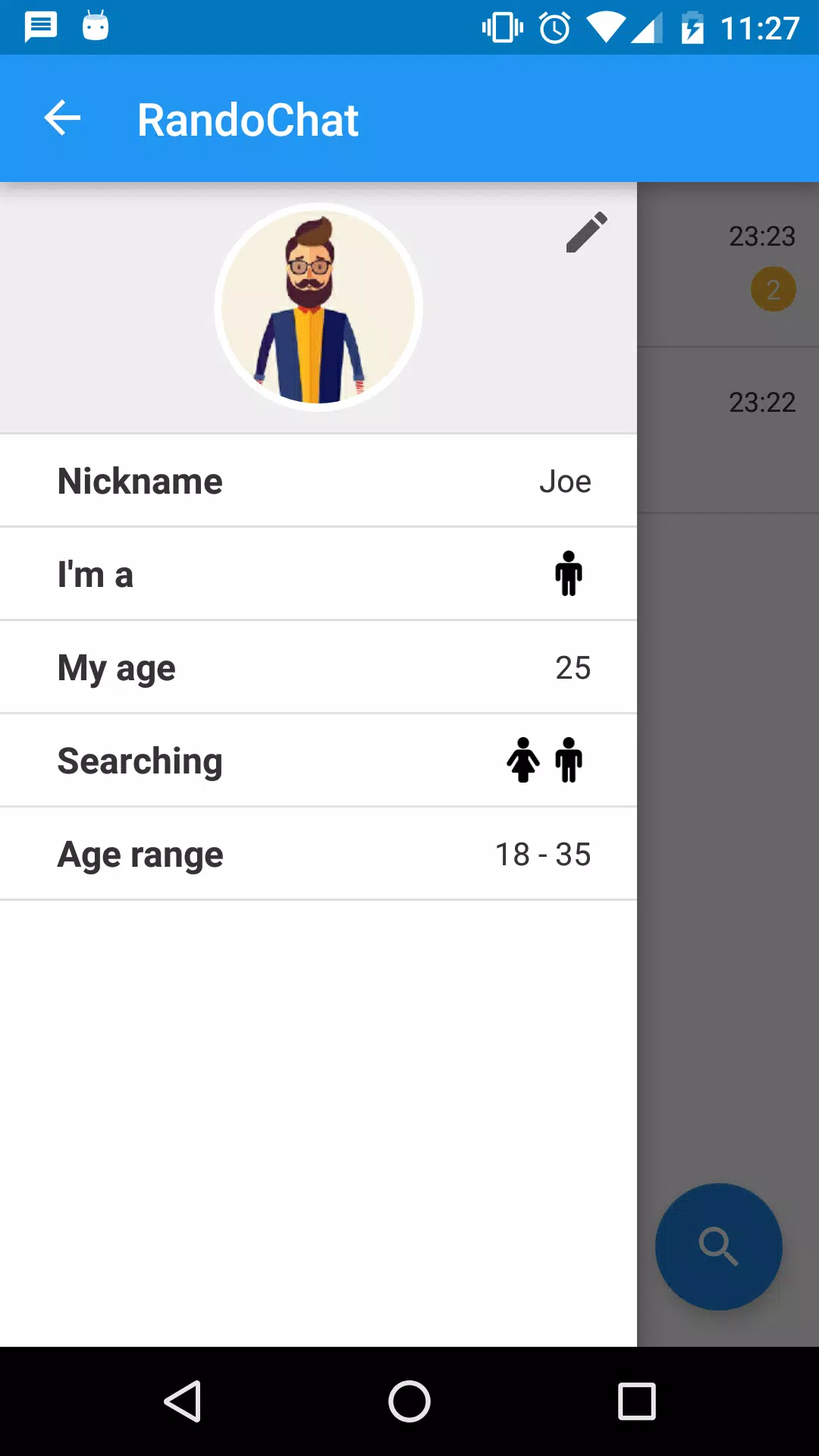 RandoChat - Chat roulette應用截圖第1張