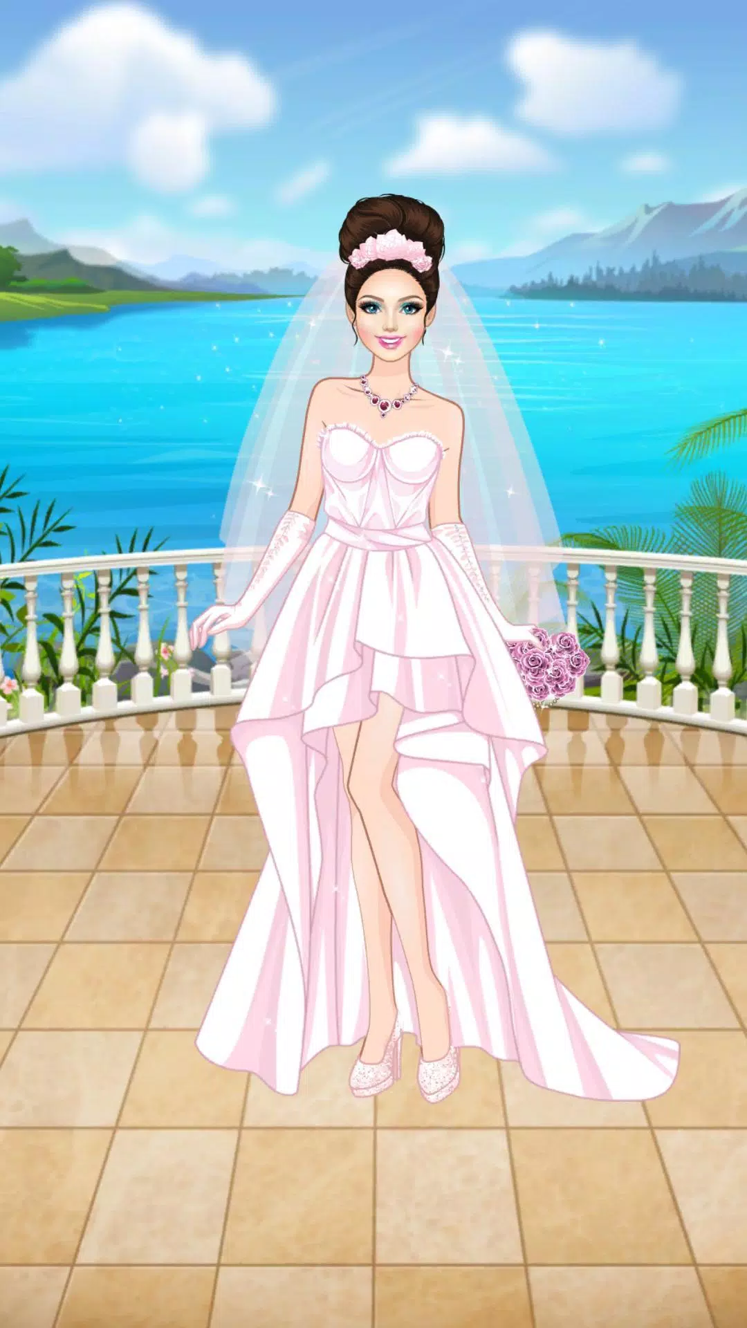 モデルウェディングきせかえ : 女の子のゲーム スクリーンショット 4