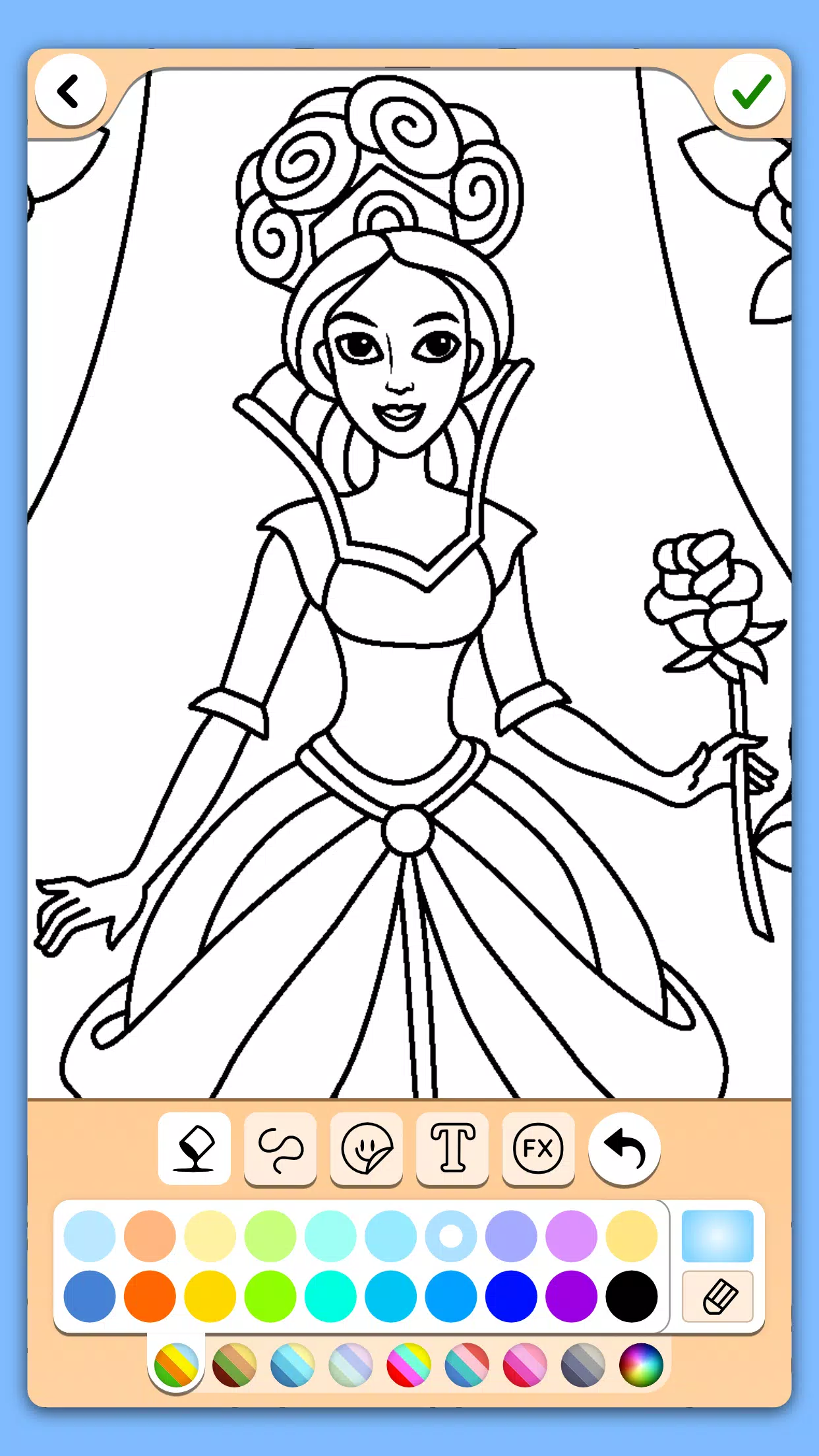 Coloring for girls and women ဖန်သားပြင်ဓာတ်ပုံ 4