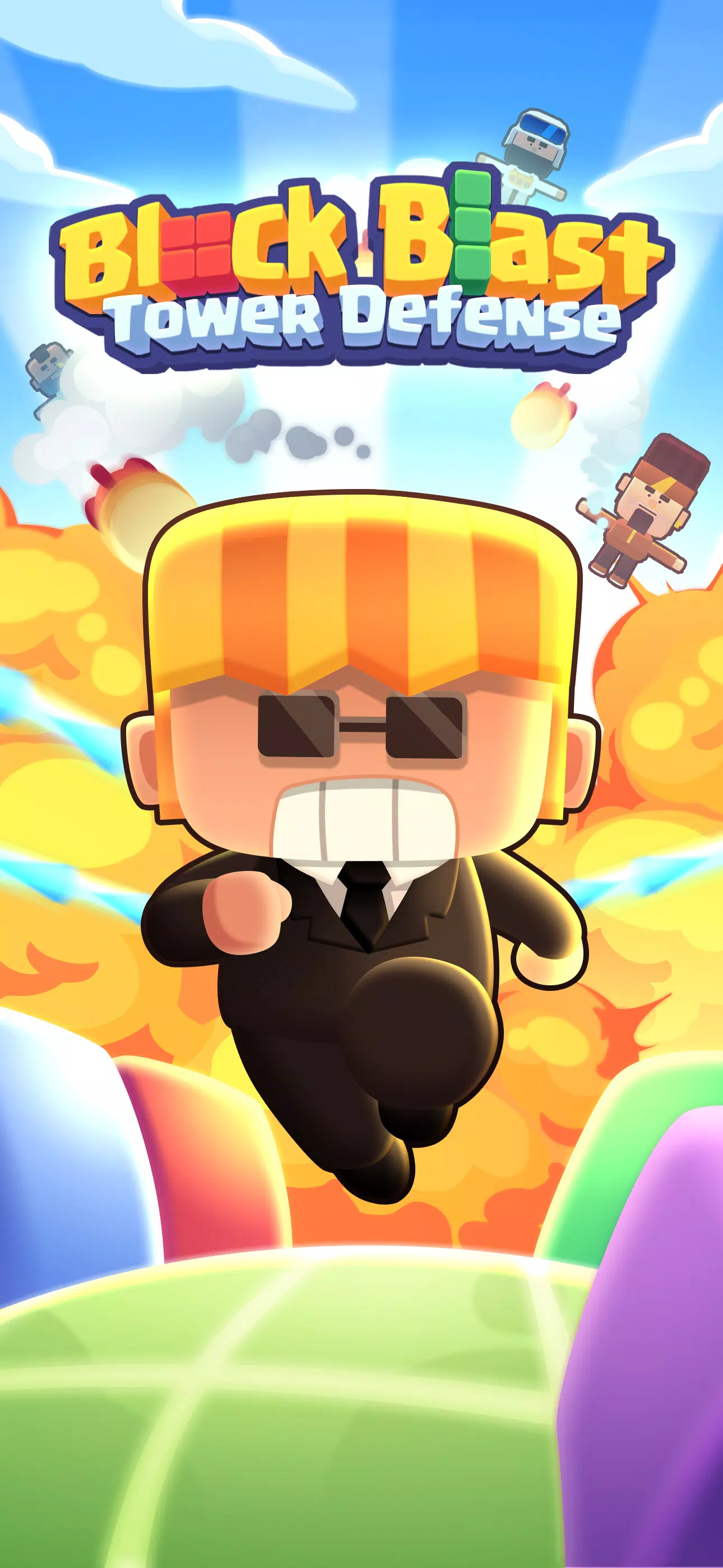 Block Blast: Tower Defense ဖန်သားပြင်ဓာတ်ပုံ 1